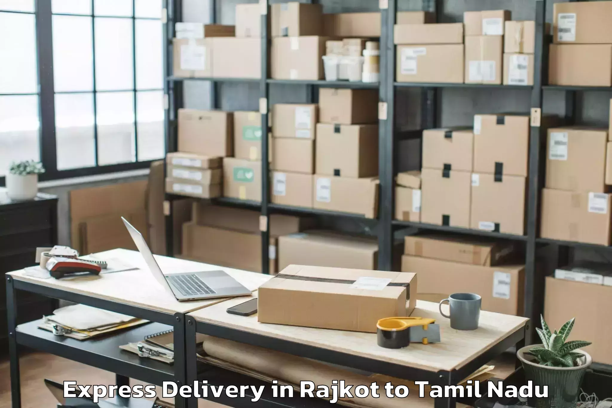 Book Your Rajkot to Thanjavur Express Delivery Today